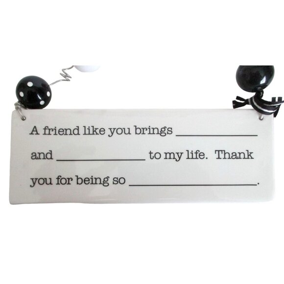 Sandra Magsamen Witty Wisdom Wall Plaque Ornament Personalize Gift - Picture 2 of 6